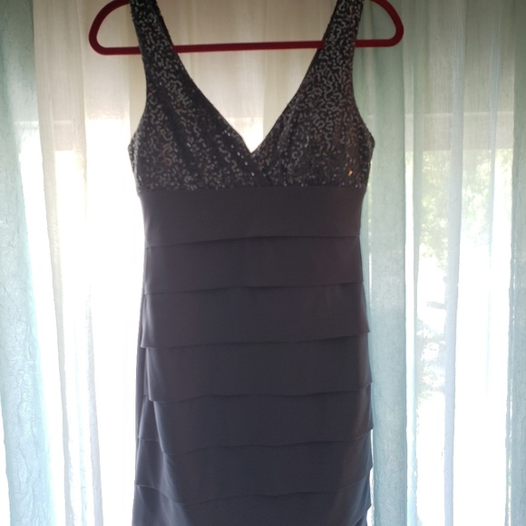 🩶Grey Cocktail Dress - Picture 2 of 4